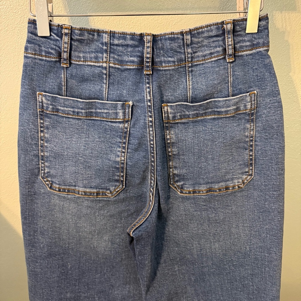 Bagatelle Women Wide Leg Jeans Size 28 Stretch High Waist - Picture 4 of 13